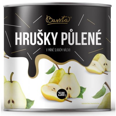 Bassta Hrušky půlené loupané 2500 g – Hledejceny.cz