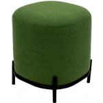 Tenzo Zelený látkový taburet Harry 42 x 42 cm – Zboží Mobilmania