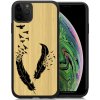 Pouzdro a kryt na mobilní telefon Apple PROTEMIO 24121 BAMBOO Dřevěný kryt Apple iPhone 11 Pro FEATHER (080)