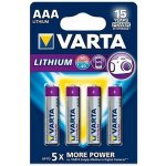 Varta Ultra Lithium 4ks AAA 6103301404 – Zboží Živě