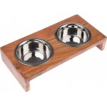 Modern Living dřevěný stojan na misky Nellore - 2 x 850 ml Ø 16,5 cm – Hledejceny.cz