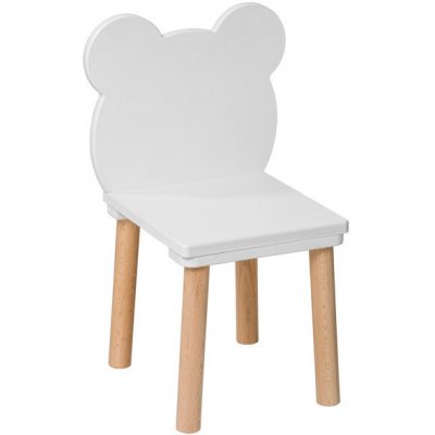 Seelloo Přírodní pohoda s dřevěnou židlí pro batolata BÄR bez potisku ideální pro malé objevitele