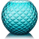 Skloglass Váza DAHLIA 180mm Aquamarine Barvy: Aquamarine – Hledejceny.cz