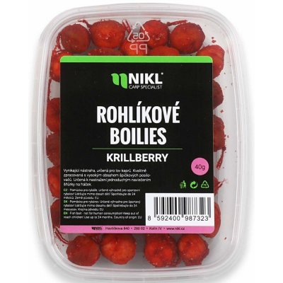 Karel Nikl Rohlíkové boilies Krill Berry 40g – Hledejceny.cz