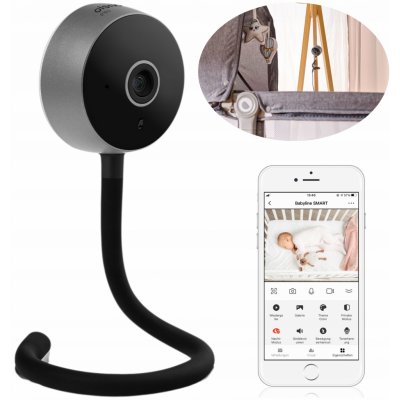 Lionelo Babyline Smart elektronická chůvička s WiFi kamerou a detekcí pohybu – Sleviste.cz