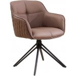 Interior DE 2 ks Euphoria otočná 180° hnědá kůže JZ45861 – Zboží Dáma