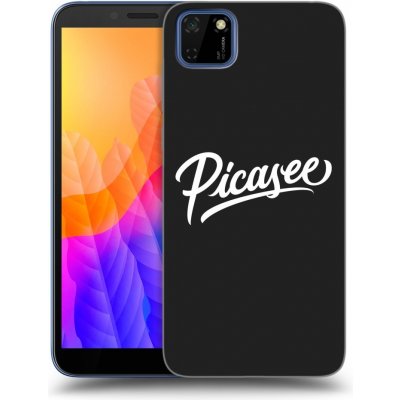 Pouzdro Picasee silikonové Huawei Y5P - Picasee - White černé – Zbozi.Blesk.cz