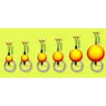 Bubeník Čihátko se šňůrkou 35 žluto-oranžová 40 mm – Zboží Dáma Bubeník Čihátko se šňůrkou 35 žluto-oranžová 40 mm – Zboží Dáma