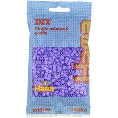 Hama H207-45 Midi Pastelově fialové korálky 1000 ks – Hledejceny.cz