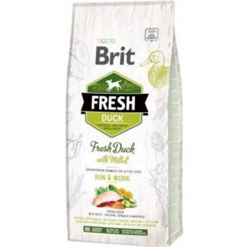 Brit Fresh Duck with Millet Active Run & Work 2 x 12 kg