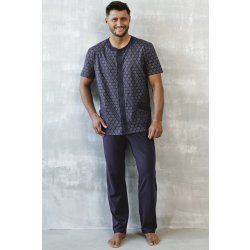 Italian Fashion Ricardo pánské pyžamo kr.rukáv tm.modré