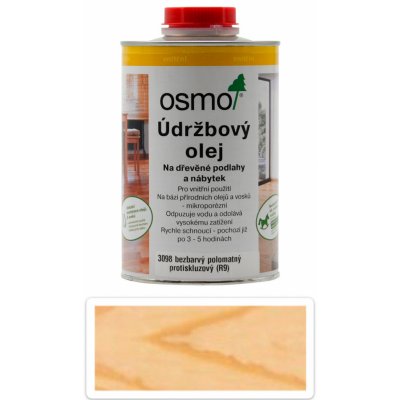 Osmo 3098 Údržbový olej 1 l Bezbarvý polomat protiskluz – Hledejceny.cz