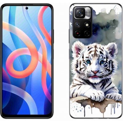mmCase na Xiaomi Poco M4 Pro 5G - mládě bílého tygra – Zboží Živě