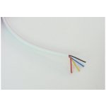 Ledshopik RGB kabel 4-žílový kulatý 4x0,19mm