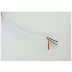 Ledshopik RGB kabel 4-žílový kulatý 4x0,19mm