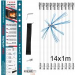 Turbo Premium Rotační kartáč na čištění komína 14 m – Hledejceny.cz