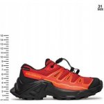 Salomon X Ultra GTX J biking red/black/flame scarlet 477458 dětské nízké nepromokavé boty – Zboží Dáma