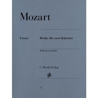 W.A. Mozart Works For 2 Pianos noty na čtyřruční klavír – Zboží Mobilmania