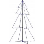 vidaXL Vánoční stromek kužel 200 LED světel dovnitř i ven 98 x 150 cm – Zboží Dáma