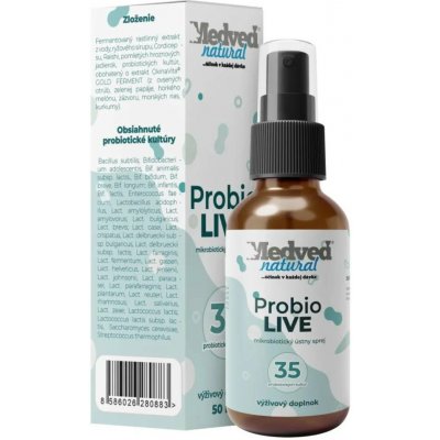 Medveď natural Probio LIVE 50 ml – Hledejceny.cz