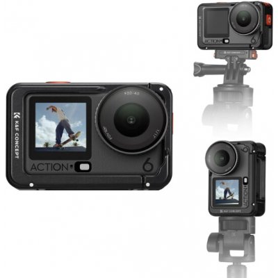 K&F Concept K&F DJI OSMO ACTION 6 Cage, full-coverage aluminum alloy, dual-opening & dual-button design. – Zboží Živě