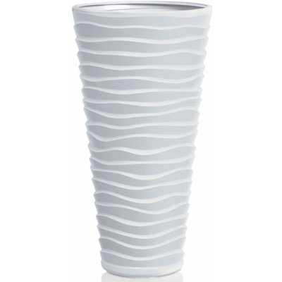 Prosperplast SAND SLIM květináč bílý 39 cm – Hledejceny.cz