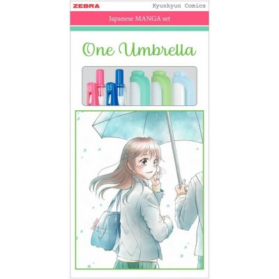 Zebra Manga Set One Umbrella 5 ks 56531 496743 – Zboží Živě