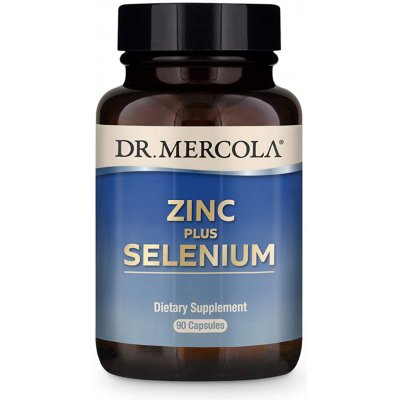 Dr. Mercola Zinek 15 mg plus selen 200 mcg 90 kapslí – Hledejceny.cz