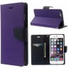 Pouzdro a kryt na mobilní telefon Apple Mercury / kryt pro Apple iPhone 6 / 6S - Mercury, Fancy Diary Purple/Navy