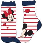 DISNEY ponožky MINNIE MOUSE bíločervenomodré – Zboží Dáma