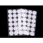 Suchý zip samolepicí kolečka Ø25 mm, malé, 1 bílá – Zboží Mobilmania