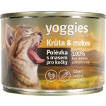 Yoggies Polévka pro kočky Krůta & mrkev 185 g – Sleviste.cz