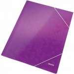 Leitz Tříchlopňové desky WOW A4, purpurové – Zboží Živě