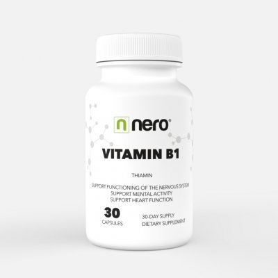 Nero Vitamin B1 Thiamin 100 mg 30 kapslí – Hledejceny.cz