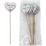 Dekorační zápich s nápisem Nejlepší učitelka na světě, 8 ks D7874 – Hledejceny.cz