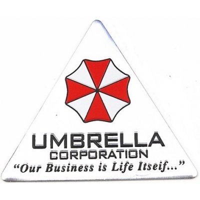 Samolepka (na auto, notebook) Resident Evil - Umbrella Corporation - 3D (5) st – Zbozi.Blesk.cz