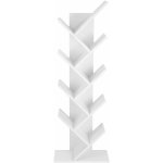 Vasagle Bílá dřevěná Ullys 50x25x141,5 cm – Zboží Mobilmania