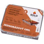 Nohel Garden Gril jednorázový SOLO+ dřevěné uhlí 400 g – Zboží Dáma