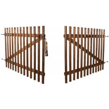 Dřevěná vrata - v. 150 cm