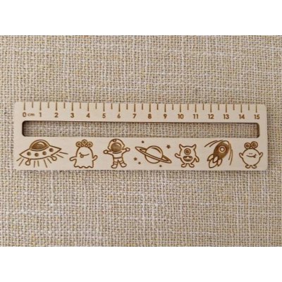 Lucille DD03542 dřevěné designové pravítko – Zboží Dáma