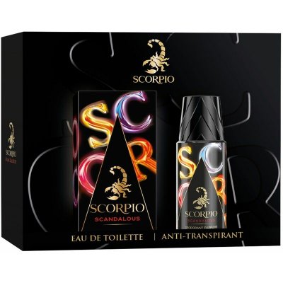 Scorpio Scandalous pánská EDT 75 ml + deospray 150 ml dárková sada – Hledejceny.cz