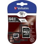 Verbatim MicroSDXC 64 GB 44084 – Zboží Živě