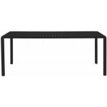 ZUIVER VONDEL 214 X 97 cm Černý kovový zahradní jídelní stůl – Zboží Mobilmania