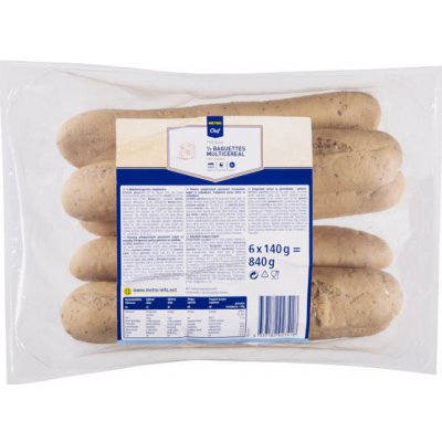 Metro Chef Bagety vícezrnné 6 x 140 g – Zboží Dáma
