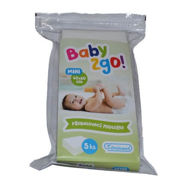 Hygienická podložka na přebalovaní Steriwund podložka Baby2go! 40 x 60 cm 5 ks