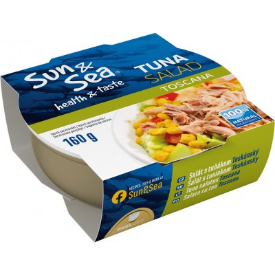Sun & Sea Salát s tuňákem stylu Toscana 160 g – Zboží Dáma