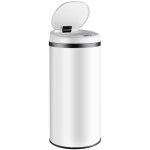 Monzana Bezdotykový odpadkový koš 50 l bílý 109763 – Zboží Dáma