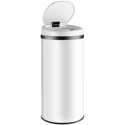 Monzana Bezdotykový odpadkový koš 50 l bílý 109763 – Zboží Dáma