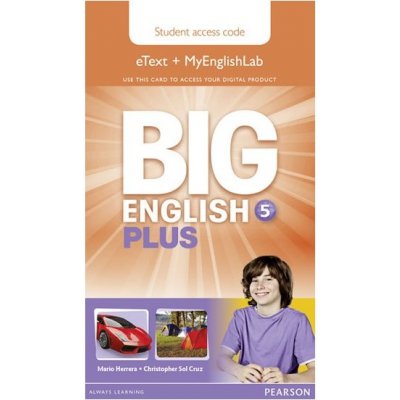 Big English Plus 5 Pupil´s eText and MyEnglishLab Access Card