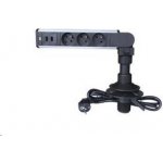 IN Otočná lišta 3 zásuvky + 2 USB 553008 – Zboží Živě